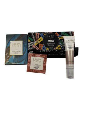 NWB Laura Geller Makeup Set Kajal Eyeliner Kit Blush Primer & Eyeshadow Palette